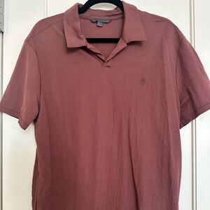 John Varvatos Terracotta Polo Shirt